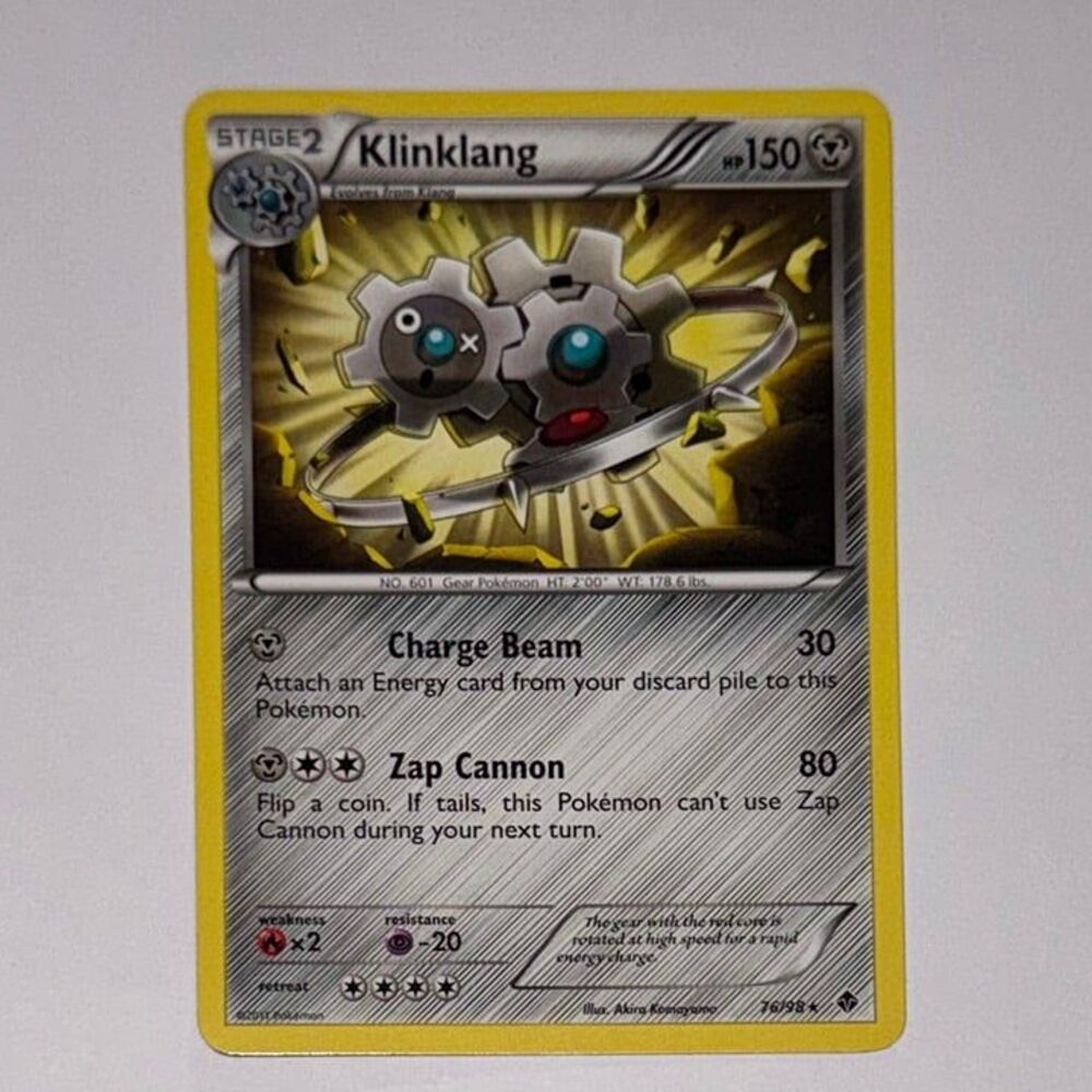 POKEMON CARD: Klinklang #76/98 (Pokemon Emerging Powers)